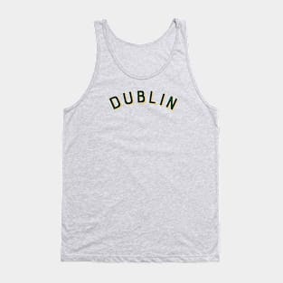 Dublin Ireland Vintage Arched Type Tank Top